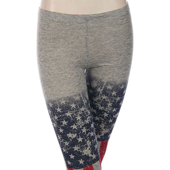 AMERICAN FLAG Printed Leggings - Picture 3 of 6